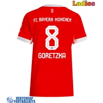 Bayern Munich Leon Goretzka #8 Replica Home Shirt Ladies 2025-26 Short Sleeve